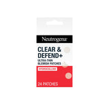 Boots Neutrogena Clear & Defend+ Ultra Thin Blemish Patches 24s- Buy online at McGrocer