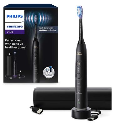 Philips Sonicare 7100 Electric Toothbrush Black Travel Case, imported from the UK