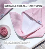FUL microfibre hair towel wrap super absorbent quick-dry turban, imported from the UK