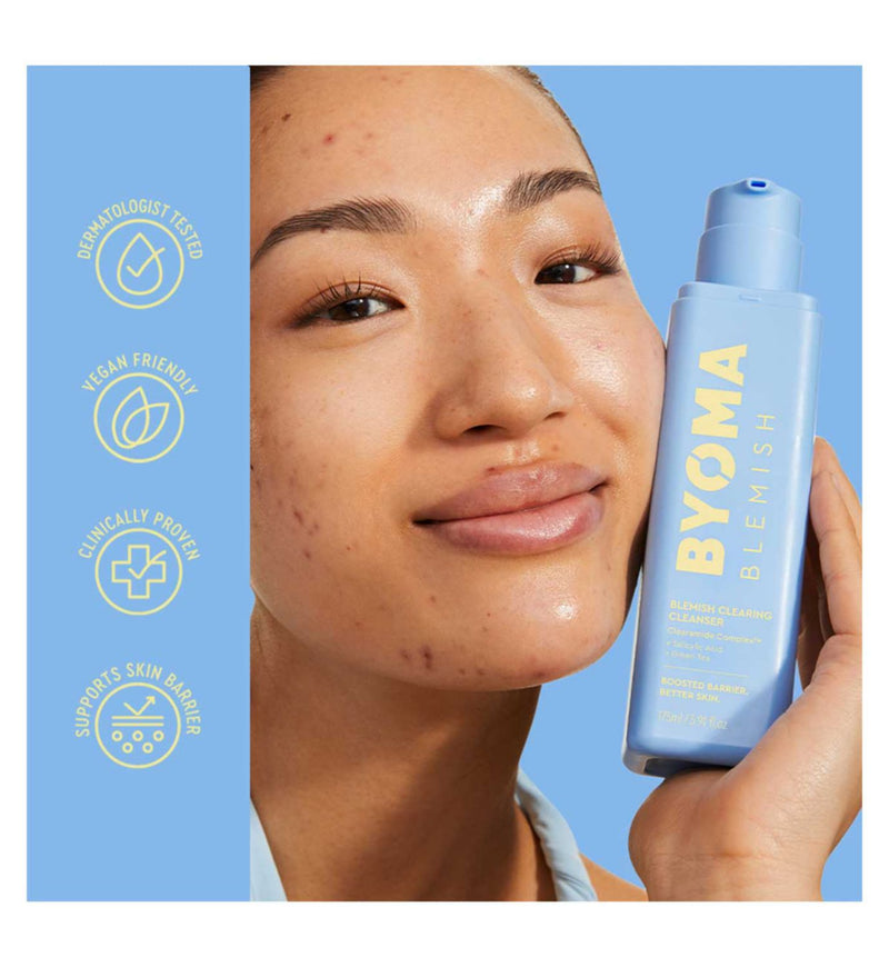 BYOMA blemish clearing cleanser 175ml, UK version