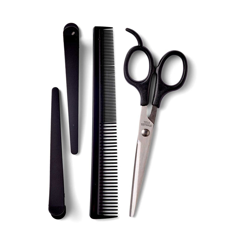 Boots hair cutting kit with scissors and comb, imported from the UK