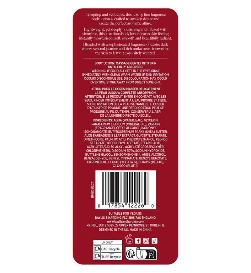 Baylis & Harding Cherry Temptation body lotion 236ml, UK version