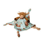 Mary Meyer Hetty Highland Cow Blankie Baby Blanket 13 x 13 inch