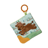 Mary Meyer crinkle teether 6 x 6 inches, imported from the UK