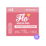 Flo Sensitive Bladder Bamboo Regular Pads with Wings 16 pads (British brand)