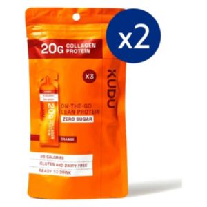 Kudu Collagen protein sachets orange flavour 63g, imported from the UK