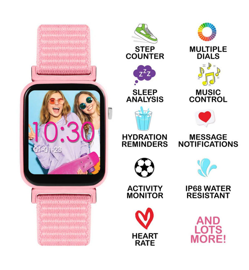 Tikkers Kids Series 13 Pink Smart Watch 35mm (British brand)