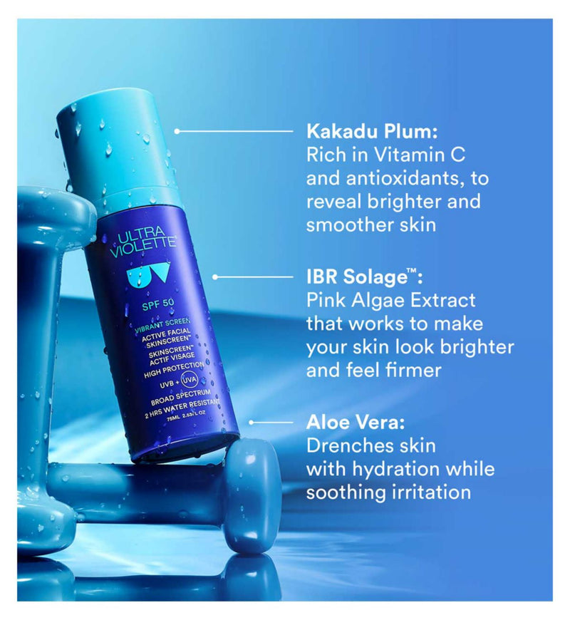 Ultra Violette Vibrant Screen SPF50 sunscreen 75ml, UK version