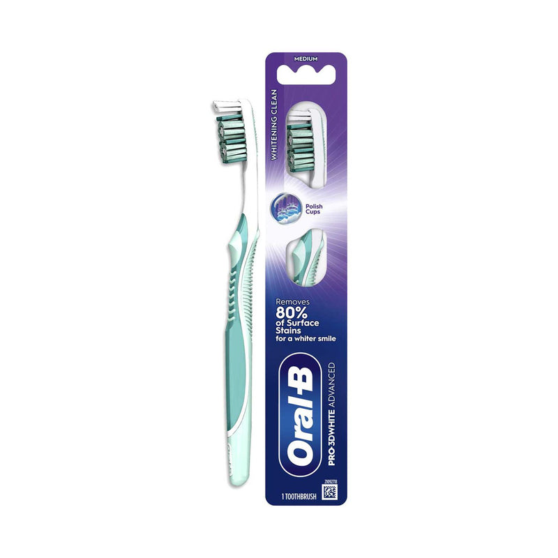 Oral-B PRO-3DWHITE Advanced manual toothbrush Medium (British brand)