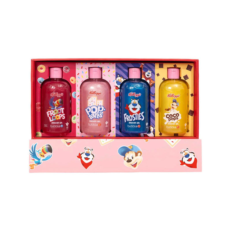 Bubble T mixed shower gel box set, imported from the UK