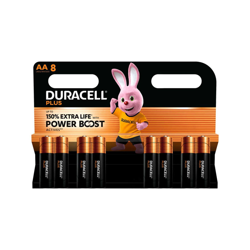 Duracell Powerboost AA battery 8-pack - British product