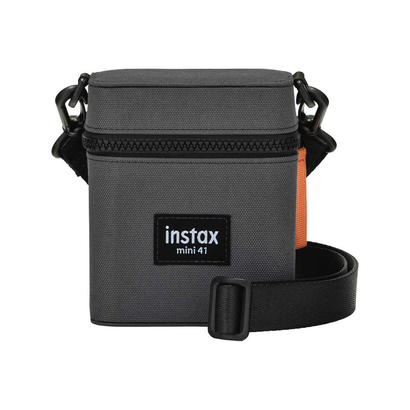 Instax camera case charcoal grey shoulder strap - British product
