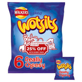 Walkers Wotsits Really Cheesy Multipack Snacks   6 per pack GOODS M&S