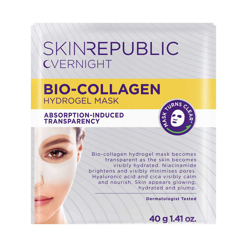 Skin Republic overnight bio collagen hydrogel face mask 30g (British brand)