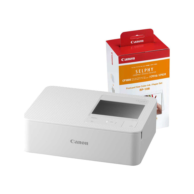 Canon SELPHY photo printer white ink set - British product
