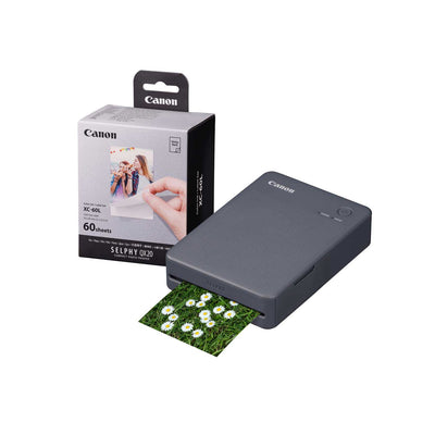 Boots Canon Selphy QX20 Instant Photo Printer Dark Grey With 60 Photo Pack- Buy online at McGrocer