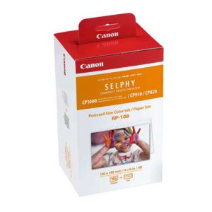 Canon RP-108IN photo printer ink and paper pack 4x6 inch 108 prints imported from the UK