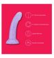 Mina Starlight silicone dildo 18cm, imported from the UK