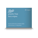 Boots plastic free lens wipes 20 pack (British brand)