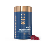 Nutriburst men's multivitamin gummies wild berry 60 count, imported from the UK