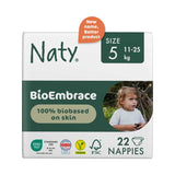 Boots Naty BioEmbrace Nappies Size 5 11-25kg, 22 Nappies- Buy online at McGrocer
