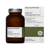 Wild Nutrition KSM-66 Ashwagandha supplement 60 capsules - British product