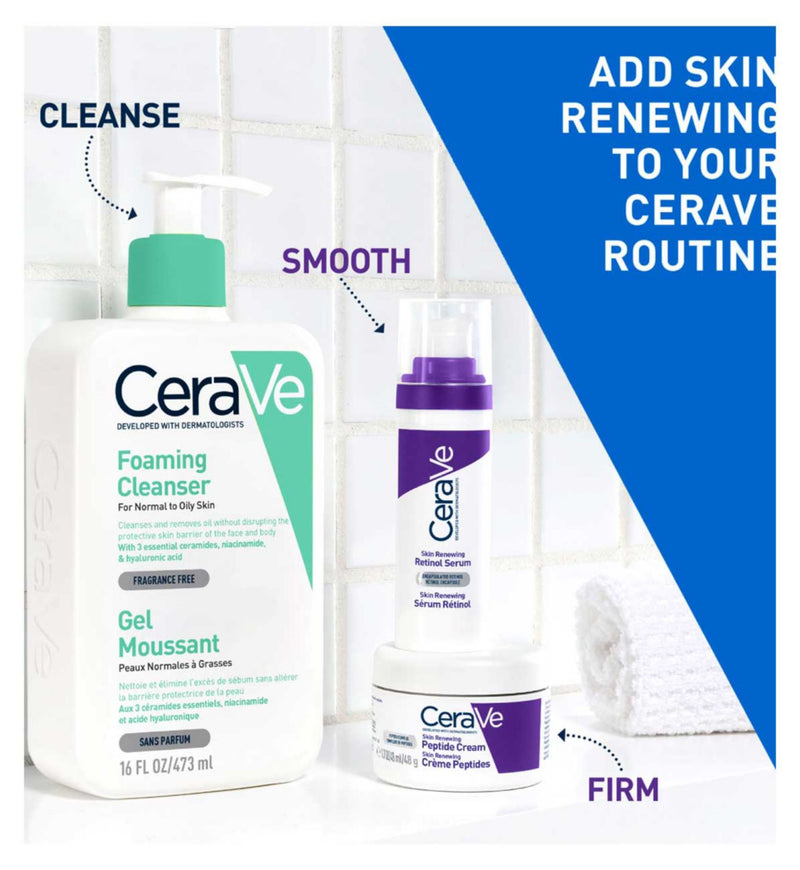 CeraVe Skin Renewing Peptide Night Cream 48g (British brand)