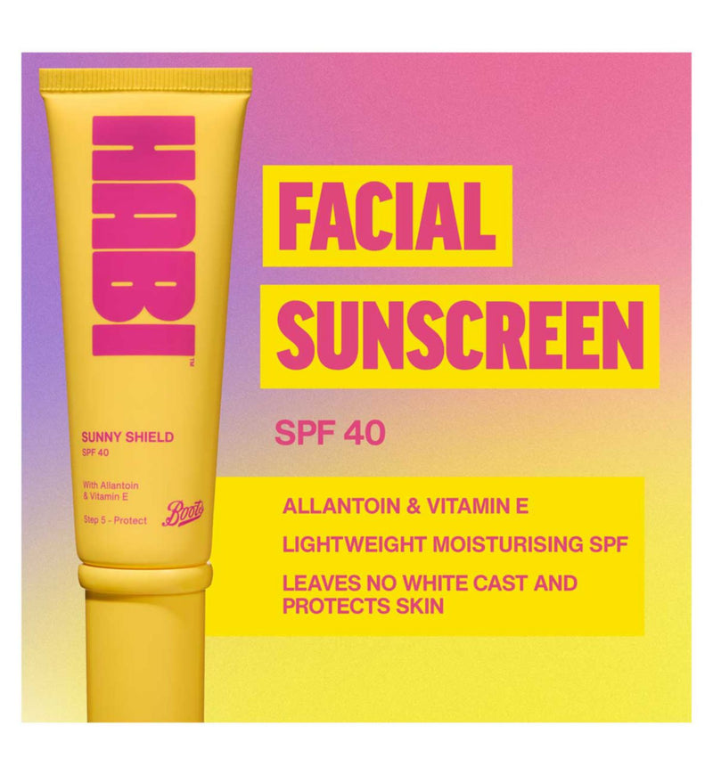 HABI Sunny Shield SPF40 lotion 50ml, UK version