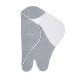 Purflo Cosy Wrap travel blanket 0-9M Minimal Grey - British product