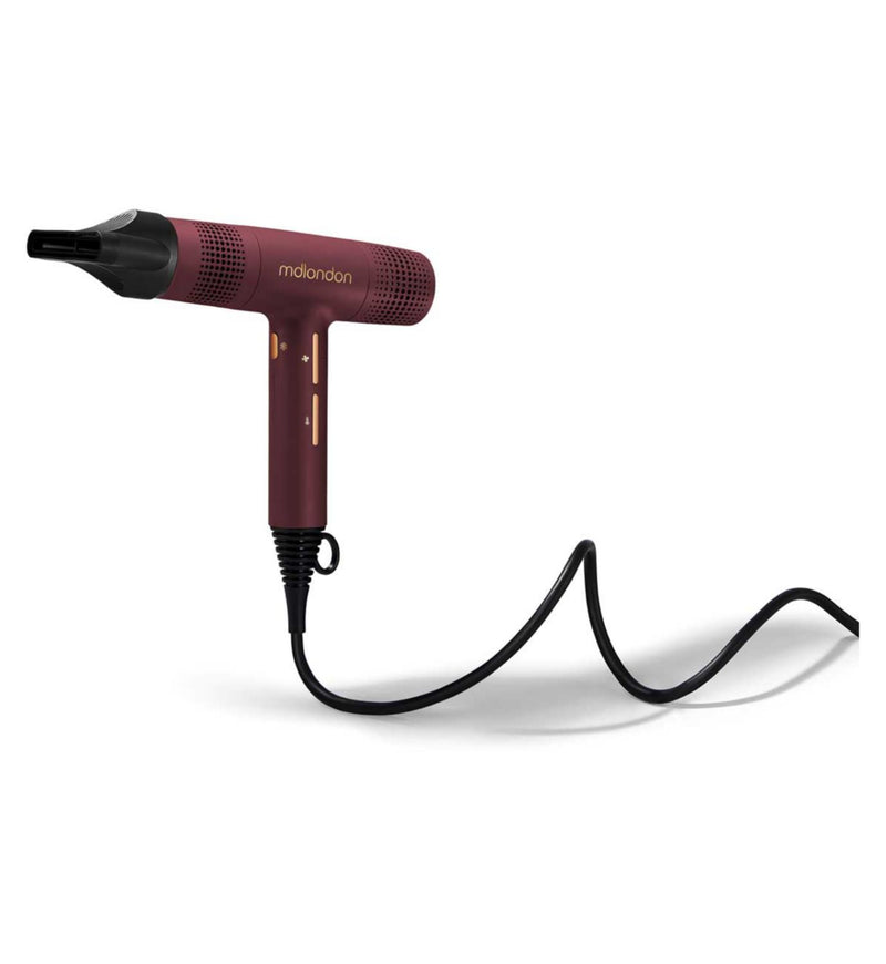 mdlondon blow hair dryer Berry, imported from the UK