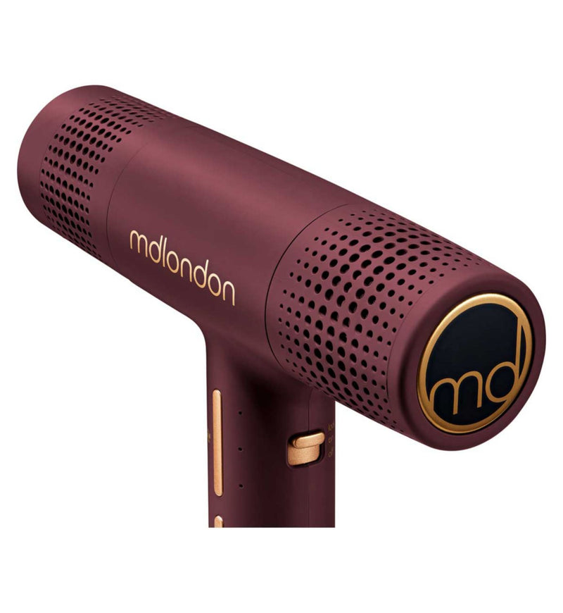 mdlondon blow hair dryer Berry, imported from the UK