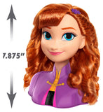 Just Play Disney Frozen 2 Anna Styling Head playset, imported from the UK