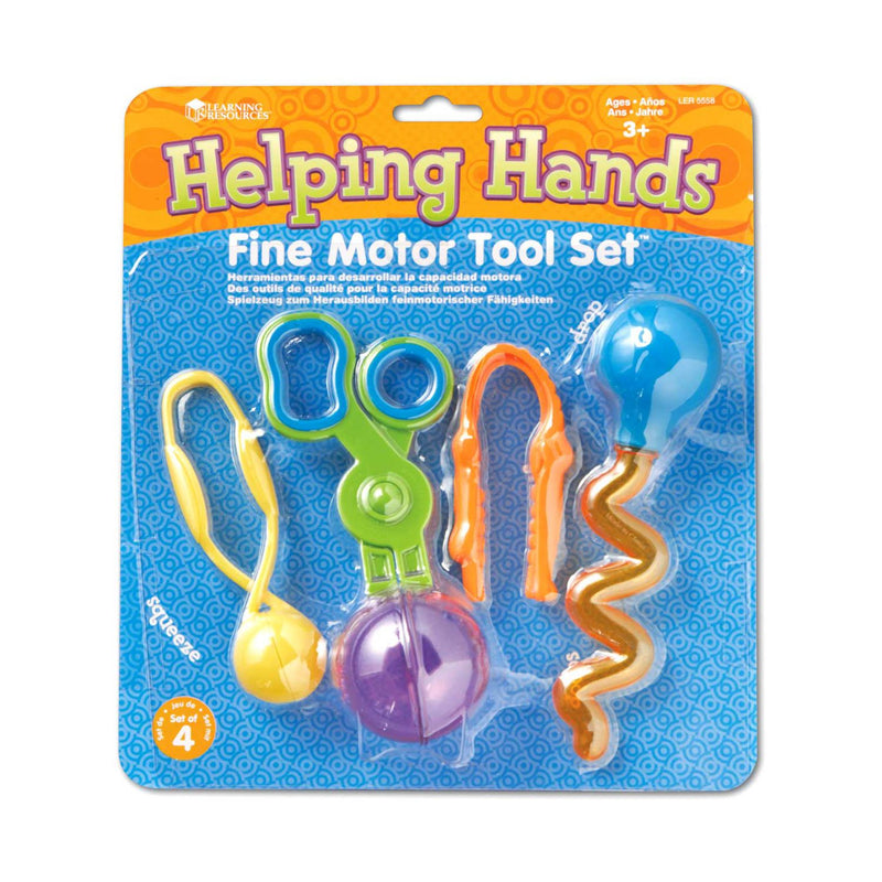 Learning Resources Helping Hands fine motor tool set 4 pieces (British brand)