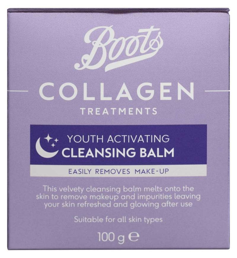 Boots Collagen Cleansing Balm 100ml, imported from the UK