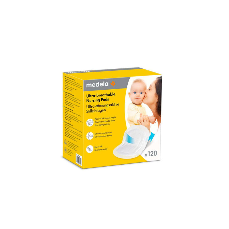 Medela ultra breathable nursing pads 120s - British product