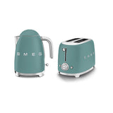 Smeg kettle and toaster set emerald green - British product