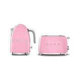 Smeg pink kettle and toaster set, imported from the UK