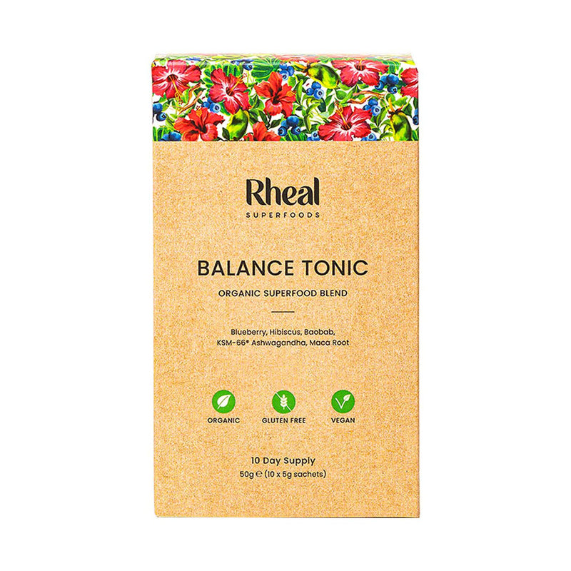 Rheal Superfoods Balance Tonic 5g sachets 10-pack, UK version