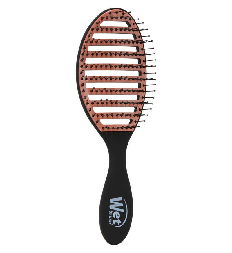 Wet Brush Ceramic Speed Dry black hairbrush, imported from the UK