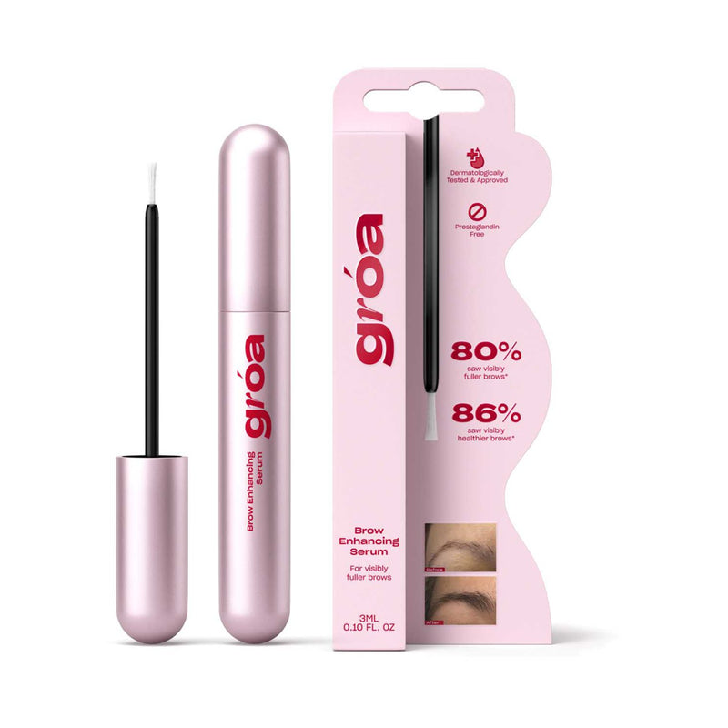 Groa brow serum 3ml, imported from the UK