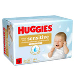 Huggies Extra Care Sensitive baby wipes Triplo Pack 48x3, UK version
