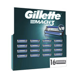 Gillette Mach3 blade refill 16-pack (British brand)