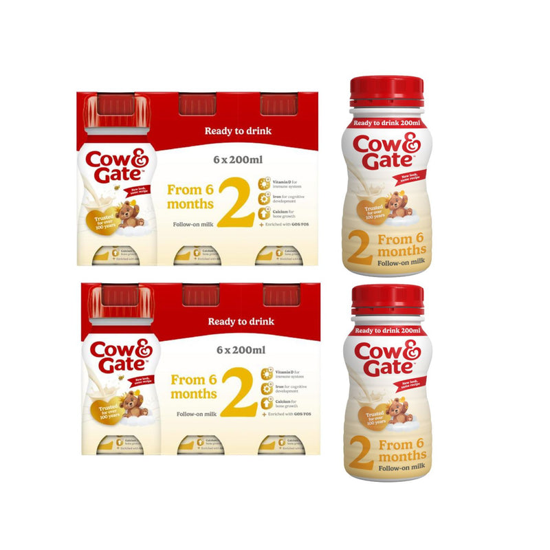 Cow and Gate baby milk ready to feed 200ml - British product