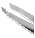 Tweezerman mini slant tweezer, stainless steel, (British brand)