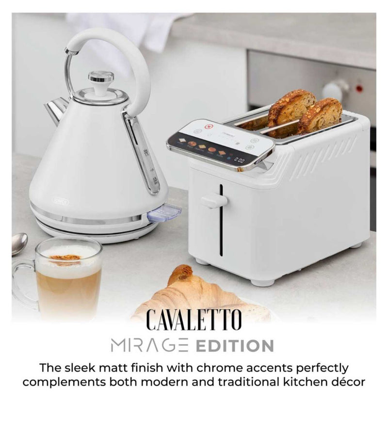 Tower Mirage variable kettle 1.7L white chrome - British product