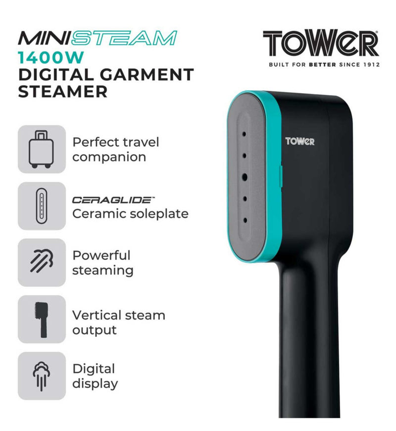 Tower digital garment steamer, imported from the UK