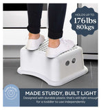 Dreambaby contoured potty seat and step stool set grey (British brand)