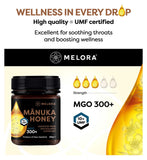 Melora Manuka Honey MGO 300 500g (British brand)