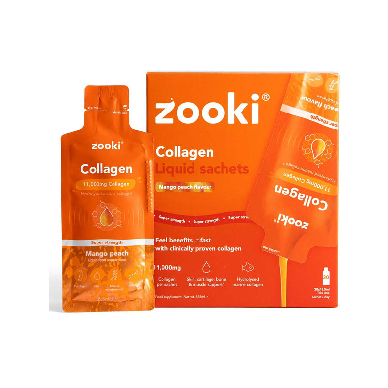 Zooki Marine Collagen Mango Peach 30 sachets (British brand)