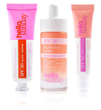 Hello Sunday SPF kit Essentials Bestsellers, UK version